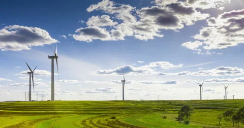 Wind Turbines Stock Footage 49949144