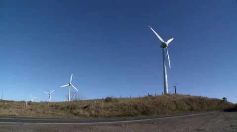 Wind turbines 스톡 동영상 50888725