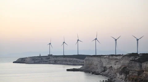Wind Turbines Stock Footage 51850589