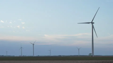 Wind Turbines Stock Footage 52247562