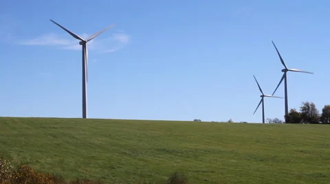 Wind Turbines Stock Footage 57718388
