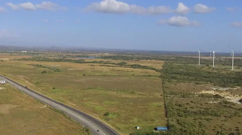 Wind Turbines Stock Footage 59838025