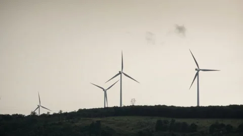 Wind Turbines 스톡 동영상 66201619