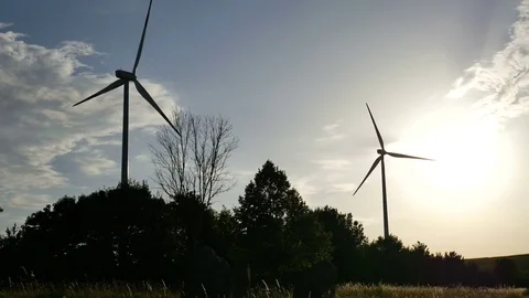 Wind Turbines Vídeos de archivo 78899424
