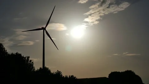 Wind Turbines Stock Footage 78899668