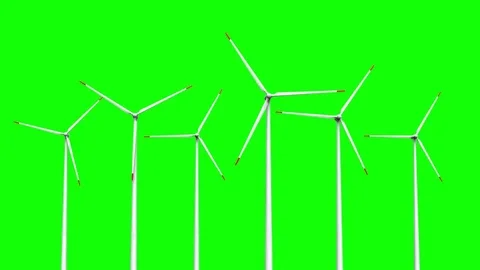 Wind turbines Stock Footage 85036857