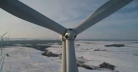 Wind turbines Stock Footage 95065997