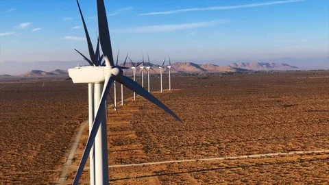 Wind Turbines. Stock Footage