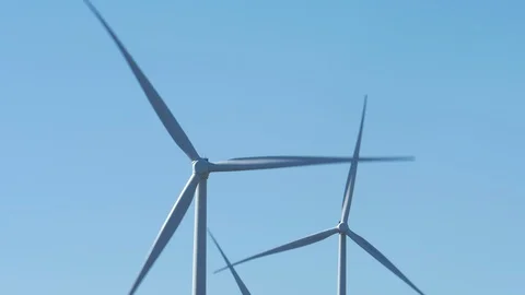 Wind Turbines Stock Footage 96591609
