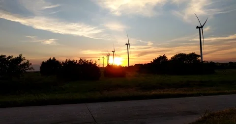 Wind Turbines Stock Footage 97981657