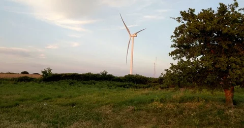 Wind Turbines Stock Footage 97981859