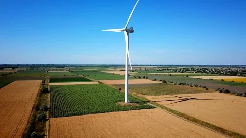 Wind turbines  Video stock 111473454