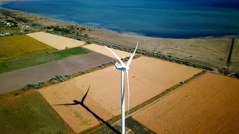 Wind turbines  Stock Footage 111473473