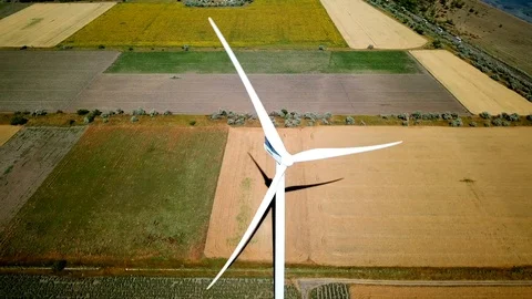 Wind turbines Stock Footage 111473567