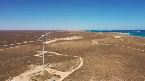 Wind Turbines Stock Footage 118361818
