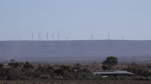 Wind Turbines Stock Footage 119134743