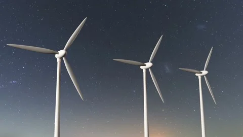 Wind turbines Stock-Footage 136333147