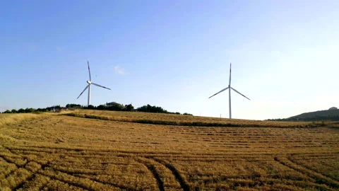 Wind Turbines Stock Footage 138734910