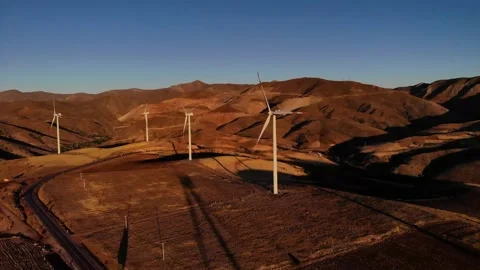 Wind Turbines Vídeo Stock 192931079