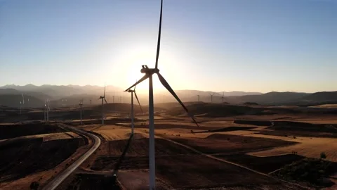 Wind Turbines Vídeos de archivo 192936396
