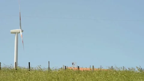 Wind turbines Stock Footage 196171526