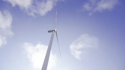 Wind turbines. Stock Footage 212478118