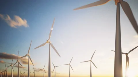 Wind Turbines 스톡 동영상 229467947