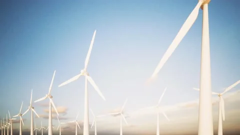 Wind Turbines 스톡 동영상 229468456