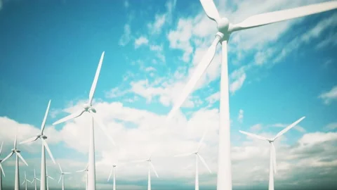 Wind Turbines 스톡 동영상 229468475