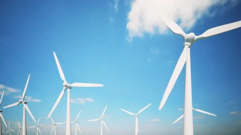 Wind Turbines 스톡 동영상 229468481