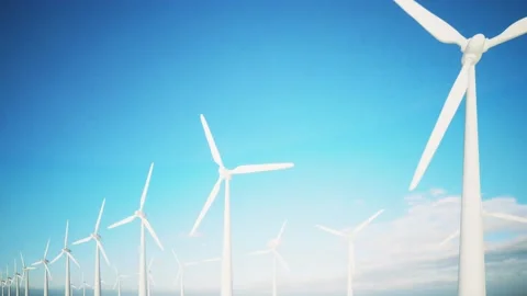 Wind Turbines 스톡 동영상 229468494