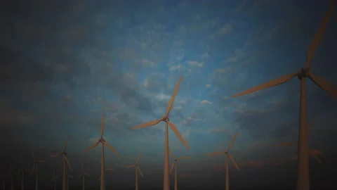 Wind Turbines 스톡 동영상 229468496