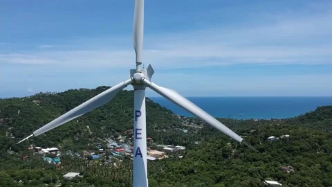 Wind Turbines Stock Footage 235132292
