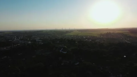 Wind turbines Stock Footage 274342384
