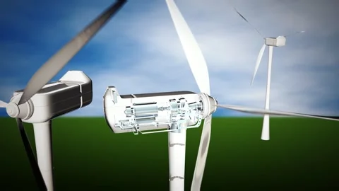 Wind Turbines Stock Footage 290089851