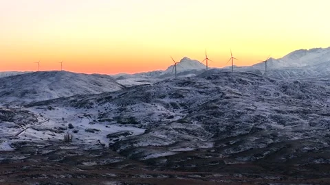 Wind turbines Video stock 297559834