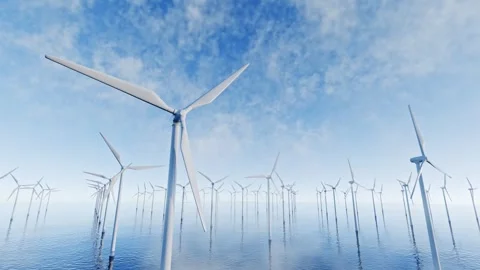 Wind Turbines Stock Footage 313817774