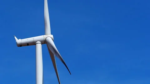 Wind turbines generating electricity Stock Footage 45429092