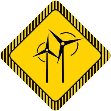 Wind turbines 스톡 일러스트