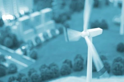 Wind turbines Stock Photos