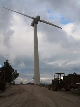 Wind turbines Stock Photos