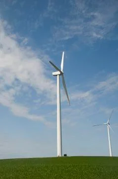Wind Turbines 库存照片