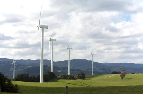 Wind turbines Stock Photos