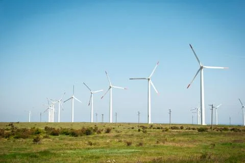 Wind turbines Stock Photos