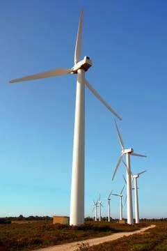 Wind turbines Stock Photos