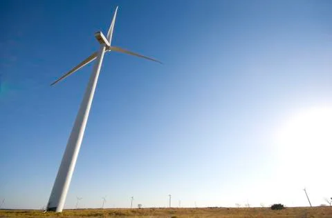 Wind turbines Stock Photos