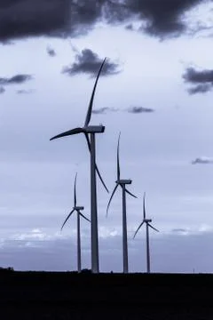 Wind turbines 스톡 사진