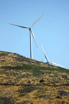 Wind turbines Stock Photos