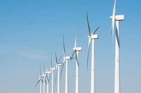 Wind turbines Stock Photos