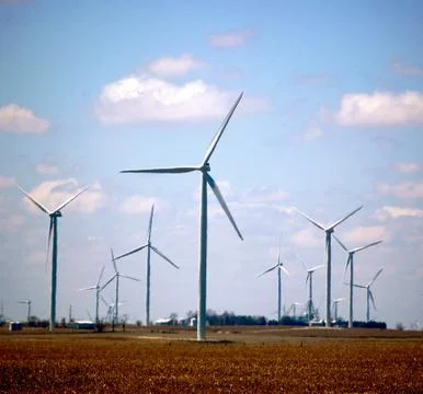 Wind turbines 写真素材